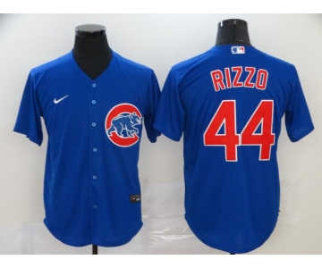 Nike Men's Chicago Cubs #44 Anthony Rizzo Replica Royal Blue Alternate Cool Base Baseball Jersey