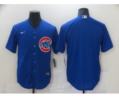 Nike Men's Chicago Cubs Blank Blue Authentic Cool Base Baseball Jersey