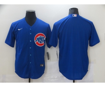 Nike Men's Chicago Cubs Blank Blue Authentic Cool Base Baseball Jersey