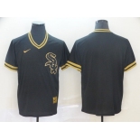 Men Chicago White Sox Blank Black gold Game Nike 2022 MLB Jersey