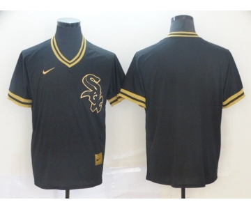 Men Chicago White Sox Blank Black gold Game Nike 2022 MLB Jersey