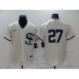 Men's Chicago White Sox #27 Lucas Giolito Cream Game 2021 Field of Dreams Jersey