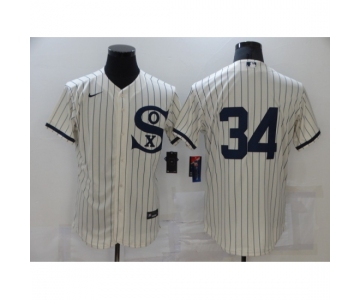 Men's Chicago White Sox #34 Michael Kopech Cream Elite 2021 Field of Dreams Jersey