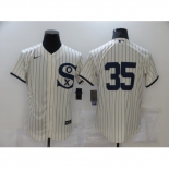 Men's Chicago White Sox #35 Frank Thomas Cream Elite 2021 Field of Dreams Jersey