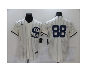 Men's Chicago White Sox #88 Luis Robert Cream Elite 2021 Field of Dreams Jersey