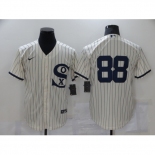 Men's Chicago White Sox #88 Luis Robert Cream Game 2021 Field of Dreams Jersey