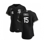 Men's Nike Chicago White Sox #15 Adam Engel Black Alternate 2020 Authentic Player Baseball Jersey