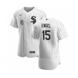 Men's Nike Chicago White Sox #15 Adam Engel White Home 2020 Authentic Player Baseball Jersey