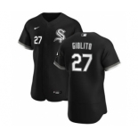 Men's Nike Chicago White Sox #27 Lucas Giolito Black Alternate 2020 Authentic Player Baseball Jersey