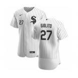 Men's Nike Chicago White Sox #27 Lucas Giolito White Home 2020 Authentic Player Baseball Jersey