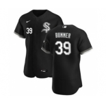 Men's Nike Chicago White Sox #39 Aaron Bummer Black Alternate 2020 Authentic Player Baseball Jersey