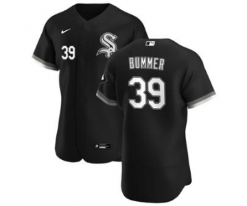 Men's Nike Chicago White Sox #39 Aaron Bummer Black Alternate 2020 Authentic Player Baseball Jersey