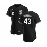 Men's Nike Chicago White Sox #43 Evan Marshall Black Alternate 2020 Authentic Player Baseball Jersey