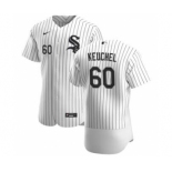 Men's Nike Chicago White Sox #60 Dallas Keuchel White Home 2020 Authentic Player Baseball Jersey