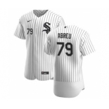 Men's Nike Chicago White Sox #79 Jose Abreu White Home 2020 Authentic Player Baseball Jersey