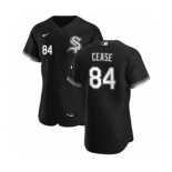 Men's Nike Chicago White Sox #84 Dylan Cease Black Alternate 2020 Authentic Player Baseball Jersey