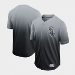 Men's Nike Chicago White Sox Blank Grey Fade Jersey