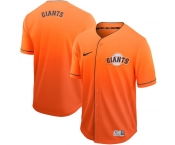 Men's Majestic San Francisco Giants Blank Orange Drift Fashion MLB Jersey