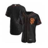 Men's Nike San Francisco Giants 2020 Black Alternate Authentic Team Baseball Jersey