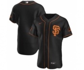 Men's Nike San Francisco Giants 2020 Black Alternate Authentic Team Baseball Jersey