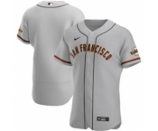 Men's Nike San Francisco Giants 2020 Gray Road Authentic Official Team Baseball Jersey