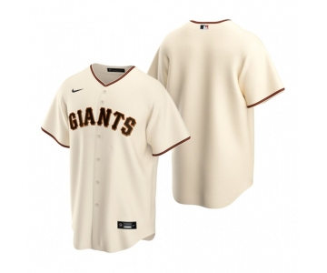 Men's Nike San Francisco Giants Blank Cream Home Stitched Baseball Jersey