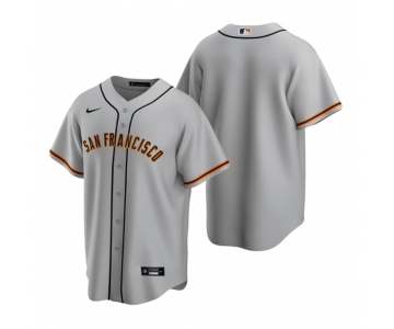 Men's Nike San Francisco Giants Blank Gray Road Stitched Baseball Jersey