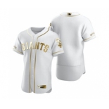 Men's Nike San Francisco Giants Blank White 2020 Authentic Golden Edition Baseball Jersey