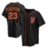 Men's San Francisco Giants #23 Joc Pederson Black Alternate Nike Jersey