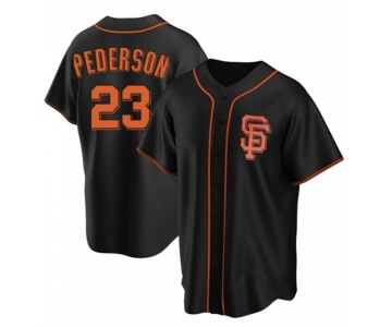 Men's San Francisco Giants #23 Joc Pederson Black Alternate Nike Jersey