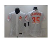 Men's San Francisco Giants #35 Brandon Crawford Nike White 2021 City Connect Replica Player Jersey