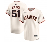 Men's San Francisco Giants #51 Jung Hoo Lee Cream Home Nike Limited Jersey