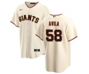 Men's San Francisco Giants #58 Nick Avila Cream Cool Base Stitched Baseball Jersey