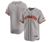 Men's San Francisco Giants Blank Gray Away Limited Stitched Baseball Jersey