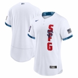 Men's San Francisco Giants Blank Nike White 2021 MLB All-Star Authentic Jersey