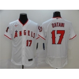 Men's Nike Los Angeles Angels #17 Shohei Ohtani White Flex Base Home Stitched Baseball Jersey