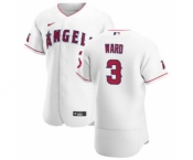 Men's Nike Los Angeles Angels #3 Taylor Ward White Home 2020 Authentic Player Baseball Jersey