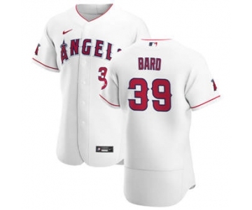 Men's Nike Los Angeles Angels #39 Luke Bard White Home 2020 Authentic Player Baseball Jersey