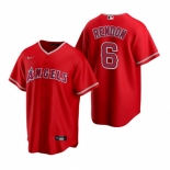 Men's Nike Los Angeles Angels #6 Anthony Rendon Red Alternate Stitched Baseball Jersey