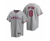 Men's Nike Los Angeles Angels #8 Justin Upton Red Alternate Stitched Baseball Jersey