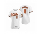 Men's Baltimore Orioles #11 Jose Iglesias Nike White Authentic 2020 Home Jersey