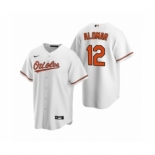 Men's Baltimore Orioles #12 Roberto Alomar Nike White 2020 Replica Home Jersey