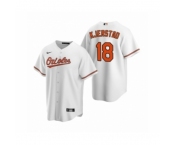 Men's Baltimore Orioles #18 Heston Kjerstad White 2020 MLB Draft Replica Home Jersey