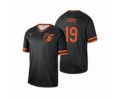 Men's Baltimore Orioles #19 Chris Davis Black Cooperstown Collection Legend Jersey