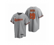 Men's Baltimore Orioles #19 Chris Davis Nike Gray Replica Road Jersey