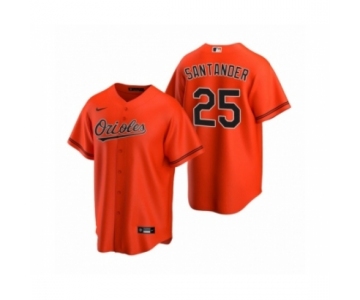 Men's Baltimore Orioles #25 Anthony Santander Nike Orange 2020 Replica Alternate Jersey