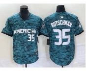 Men's Baltimore Orioles #35 Adley Rutschman Teal 2023 All Star Cool Base Stitched Baseball Jersey