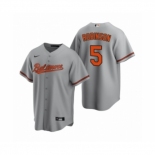 Men's Baltimore Orioles #5 Brooks Robinson Nike Gray Replica Road Jersey