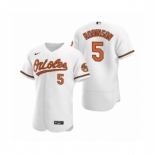 Men's Baltimore Orioles #5 Brooks Robinson Nike White Authentic 2020 Home Jersey