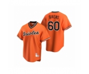 Men's Baltimore Orioles #60 Mychal Givens Nike Orange Cooperstown Collection Alternate Jersey